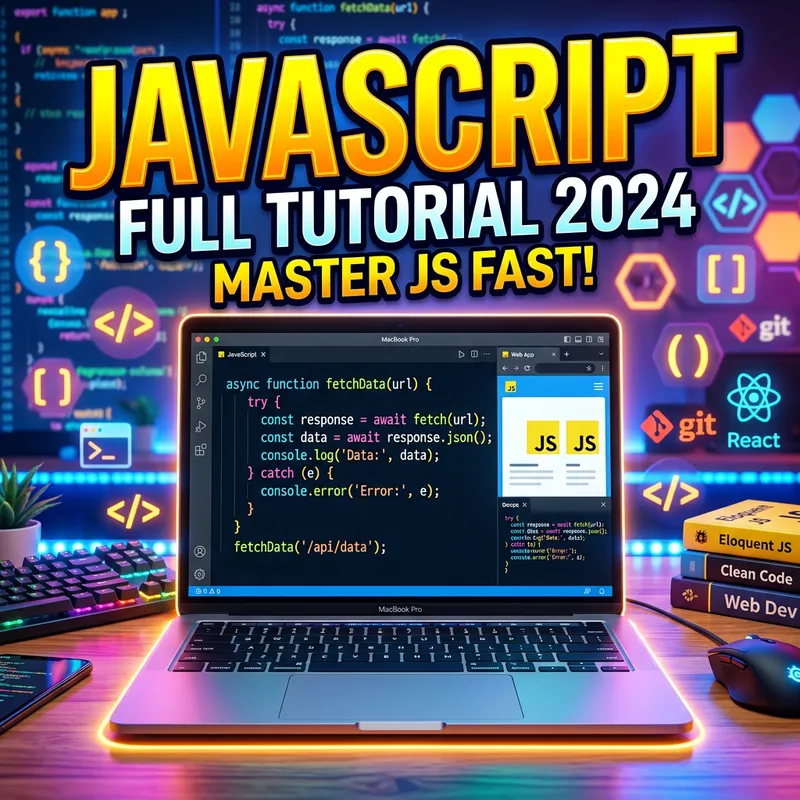Laptop JavaScript Thumbnail Design
