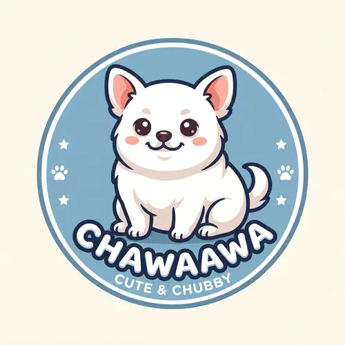 Cute Fat Chawawaa Logo Design