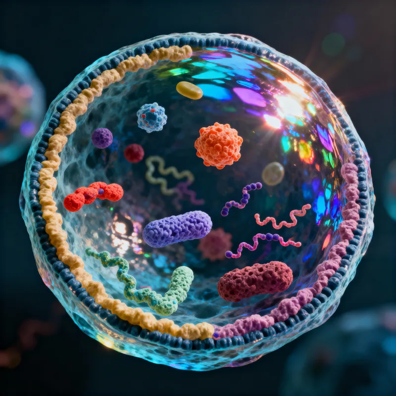 Detailed Exosome Structure Visualization Detailed Exosome Structure Visualization