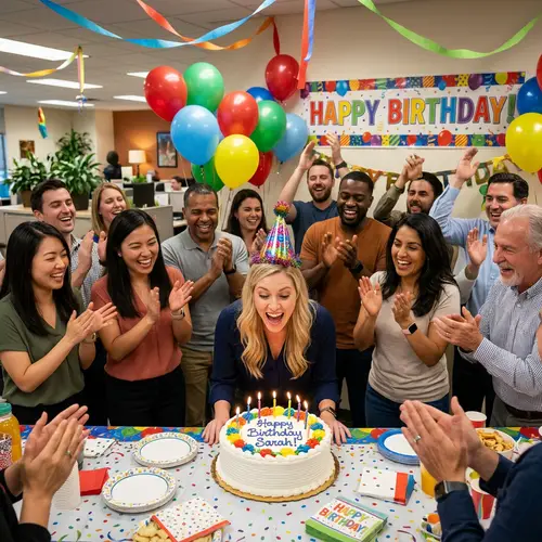 Joyful Office Birthday Celebration Ideas
