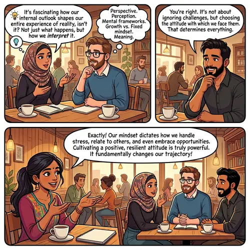 Diverse Perspectives on Attitudes: Comic Strip