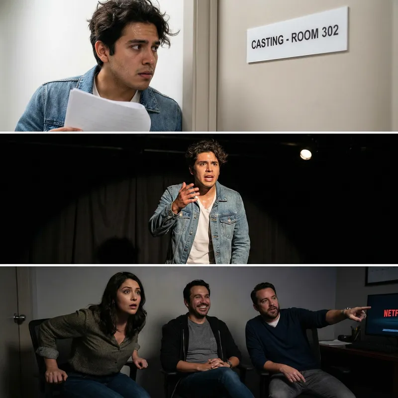 Passionate Young Hispanic Actor Auditions for Netflix Wednesday