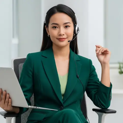 Professional Portrait of a Young Asian Woman