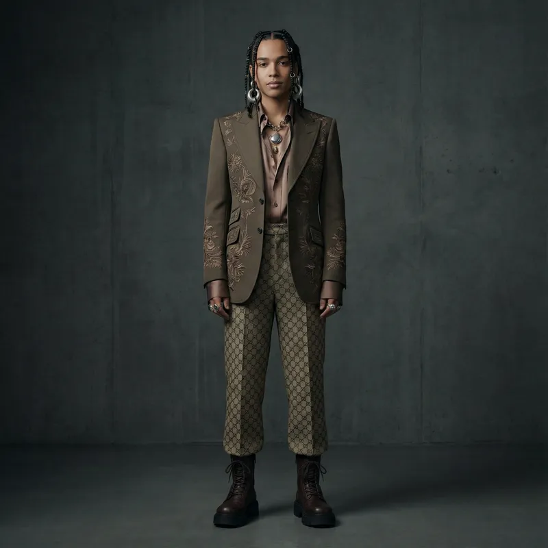 Lepi the Singer in Stunning Gucci Outfit