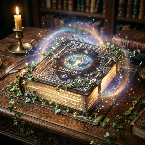 Enchanted Magical Book | Ancient Wisdom & Mystical Knowledge