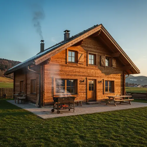 Chalet and BBQ: Perfect Outdoor Experience