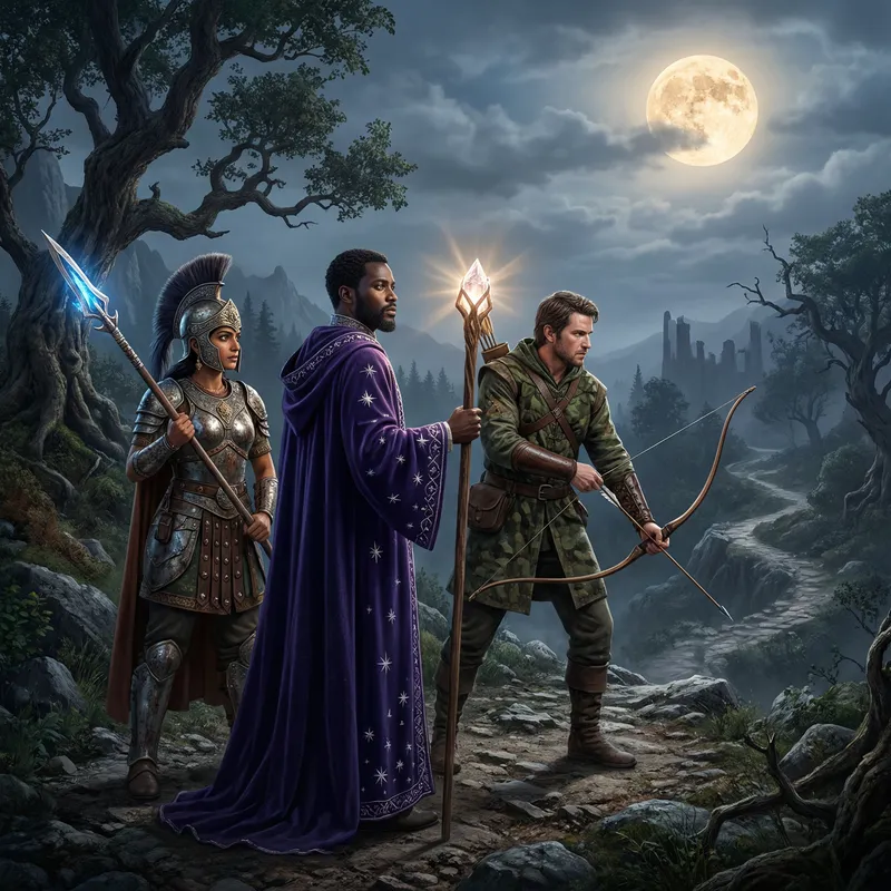 Three Heroes Fantasy Adventure Image Three Heroes Fantasy Adventure Image