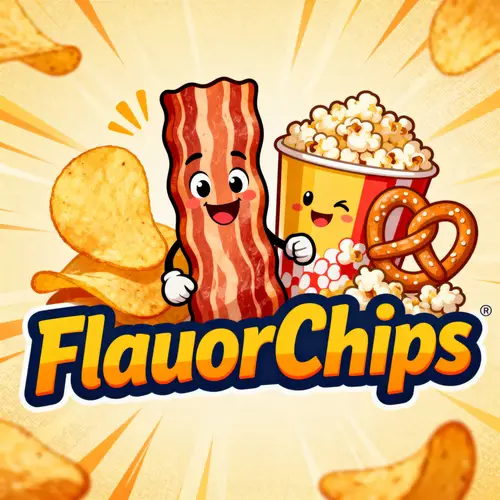 FlauorCHips: Cartoon Logo Design