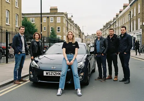 Grunge-Style Photos with Nissan GT 86 in London