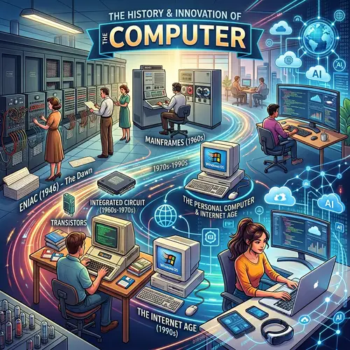 Innovation of Computers: A Visual Journey