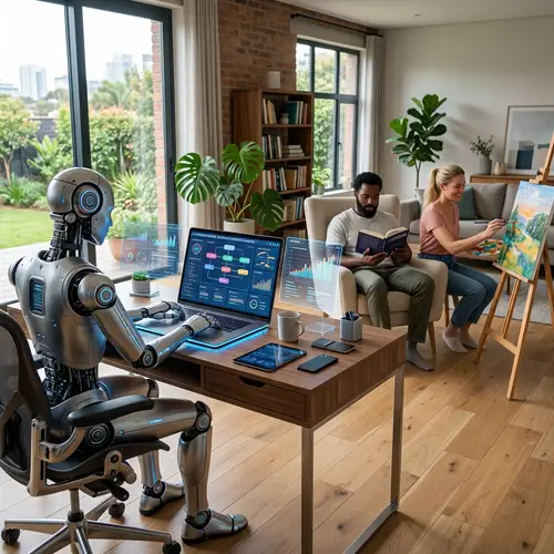 AI Managing Automated Business & Personal Fulfillment Scene