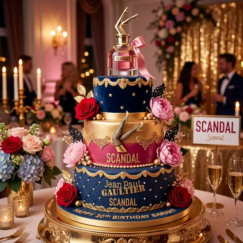 Jean Paul Gaultier Scandal-Themed Birthday Cake