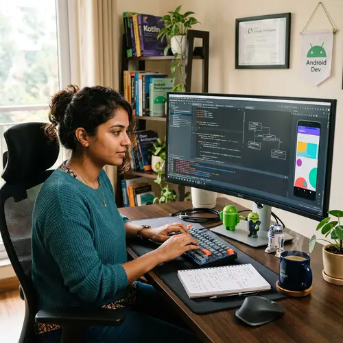 Experienced South Asian Female Android Developer | Workplace Programming