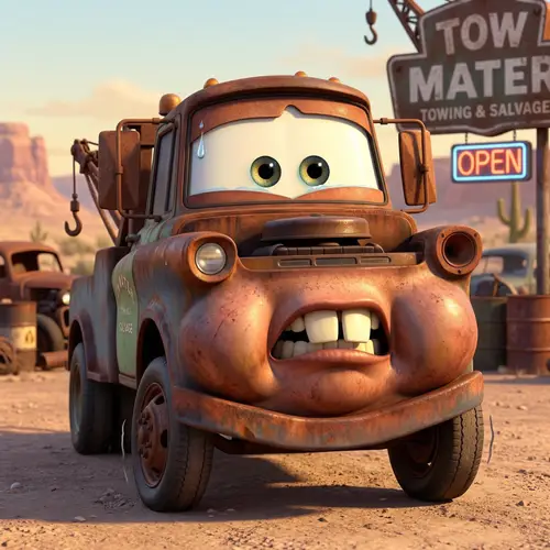 Mater's Hilarious Moment: Pixar's Iconic Scene