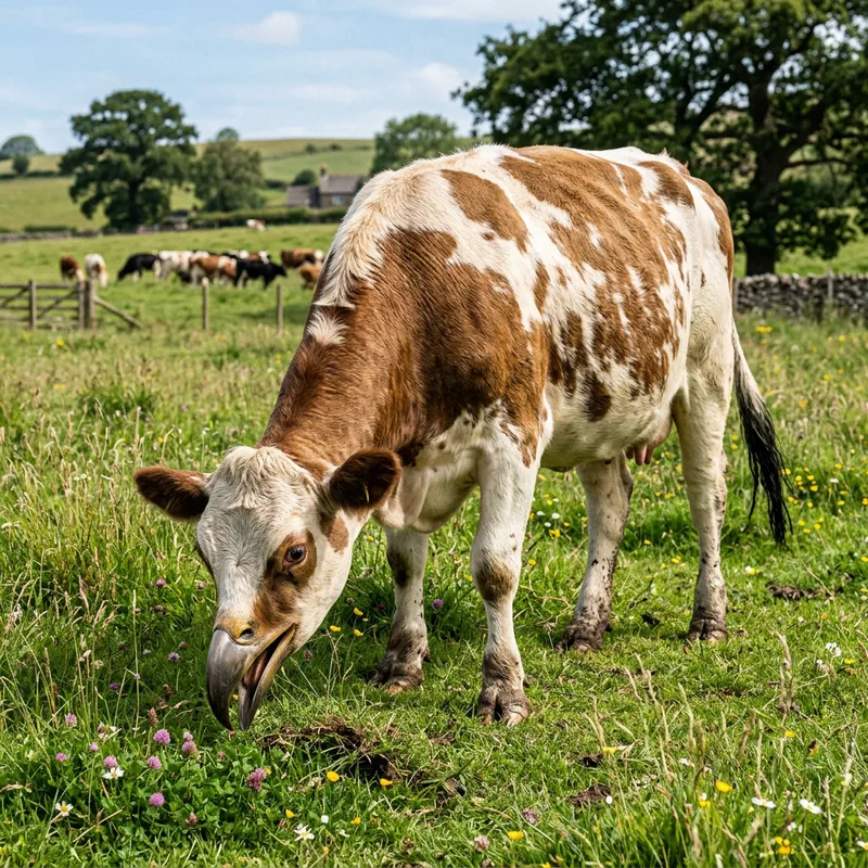 Innovative Cow with Avian Twist Innovative Cow with Avian Twist