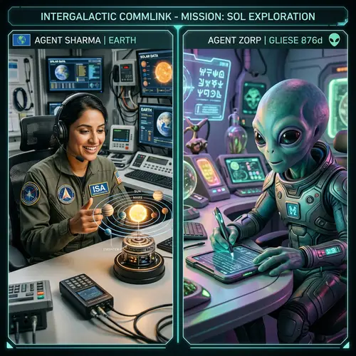 Intergalactic Agents: Gathering Solar System Intelligence