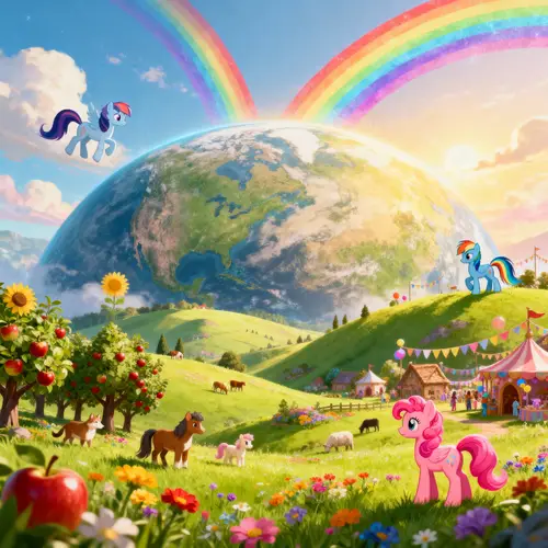 Explore Rainbow Pony World: A Magical Equestrian Realm