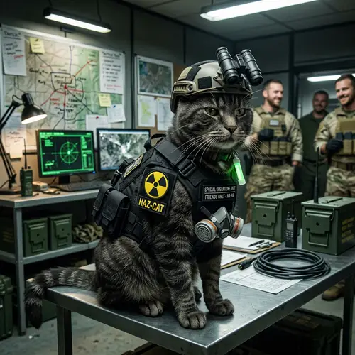 Nuclear Hazard Cat - Special Operations Fun