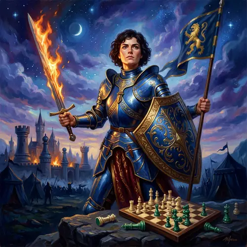 Joan of Arc as Queen of Chess: Strong, Triumphant & Inspiring