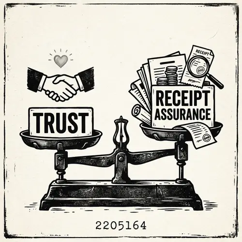 Trust vs Receipt Assurance: A Balanced Perspective