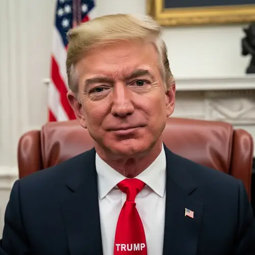 Jeff Bezos as Donald Trump - Unique Artwork