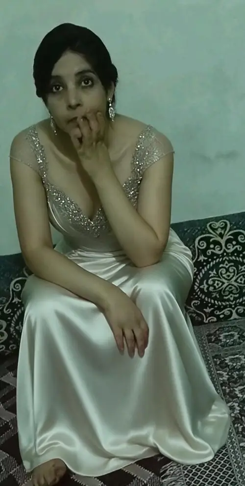 Transform Woman's Outfit to Revealing Evening Wear