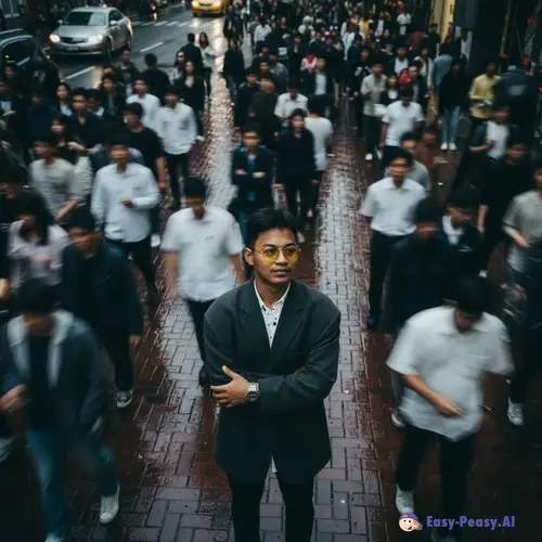 Cinematic Street Portrait in a Brick City