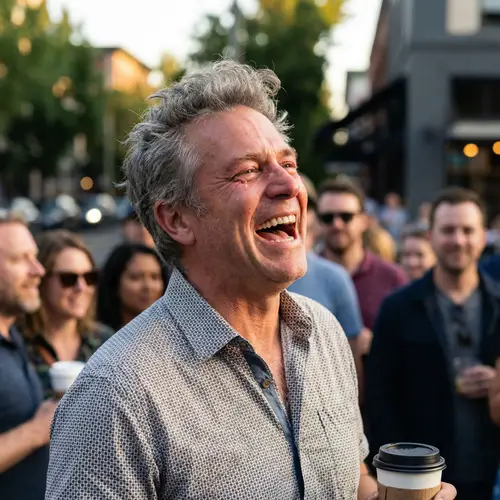 Laughing Guy - Joyful Moments Captured in Time