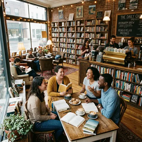 Happy Café & Books: A Cozy Reading Spot