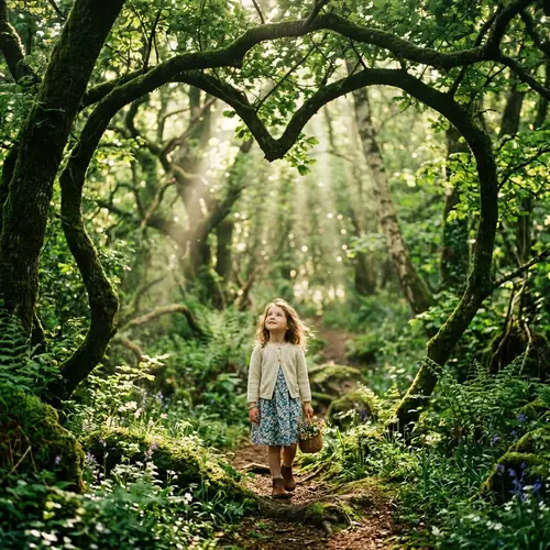 Enchanting Heart-Shaped Forest for Kids