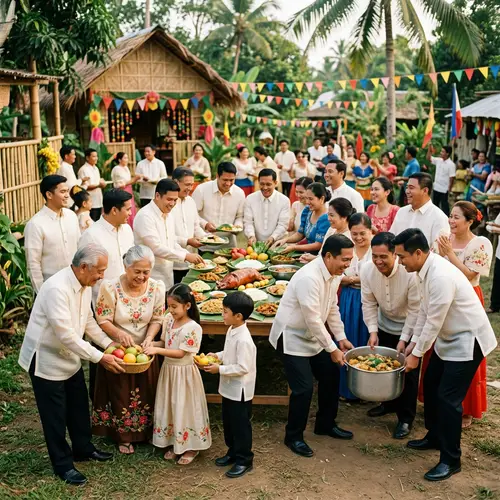 Filipino Traits in Social Gathering: Warm Hospitality & Bayanihan Spirit