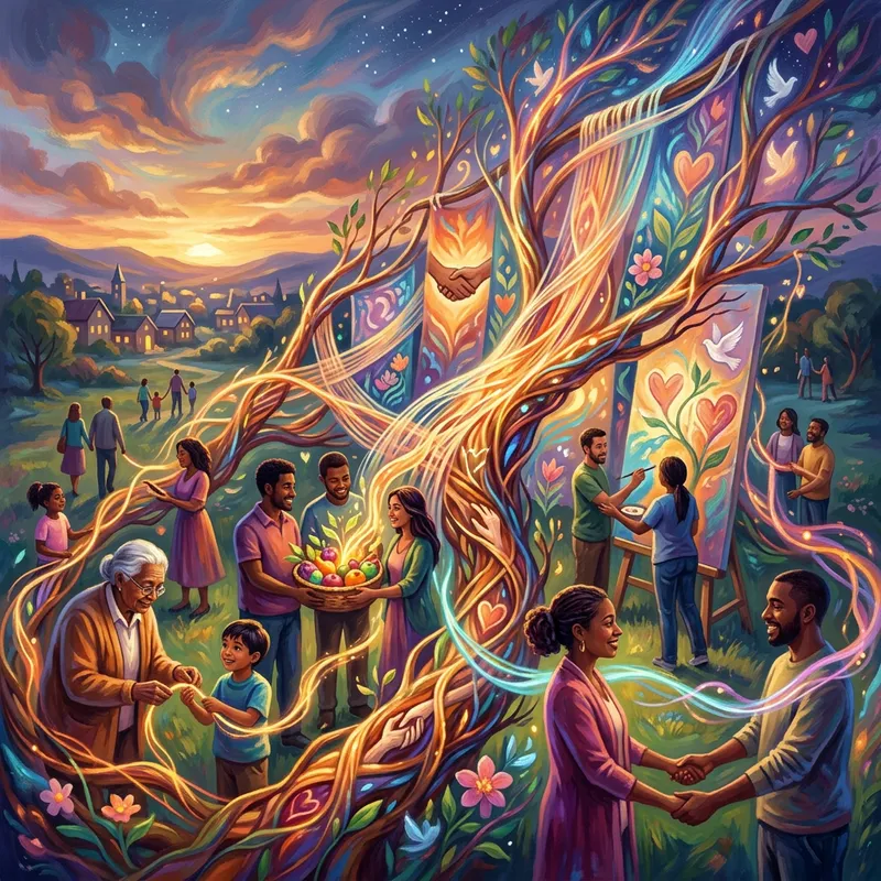 Envisioning Love & Hope: Neighborly Canvas Artwork