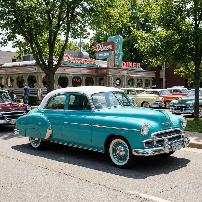 Classic 1950 Cars - Timeless Automobile Elegance