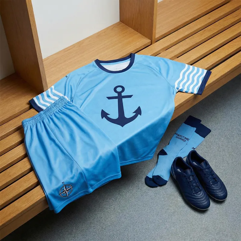 Light Blue Maritime Soccer Uniform
