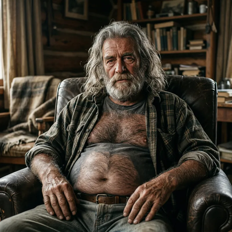 Old Werewolf: Extremely Hairy Old Man