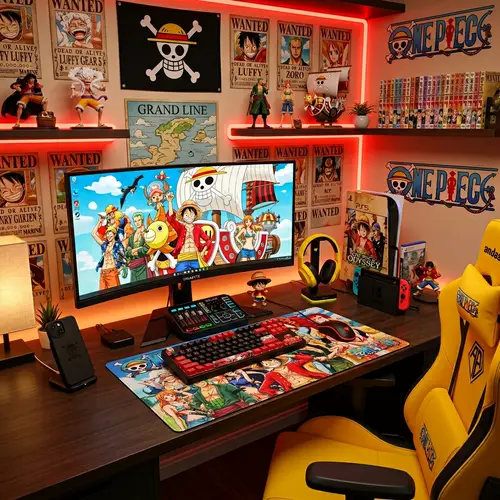 One Piece Themed Gaming Setup Ideas