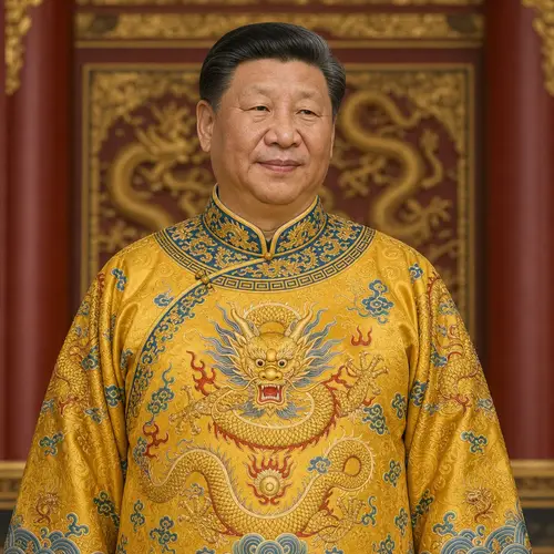 Xi Jinping in Dragon Robe: A Symbol of Power
