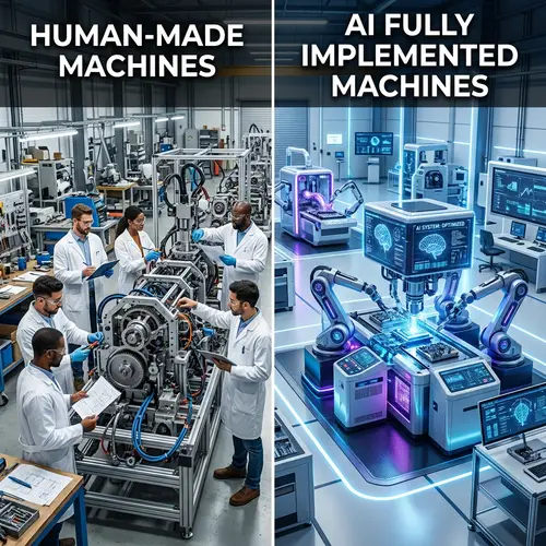 Human-made Machines vs AI Implemented Machines