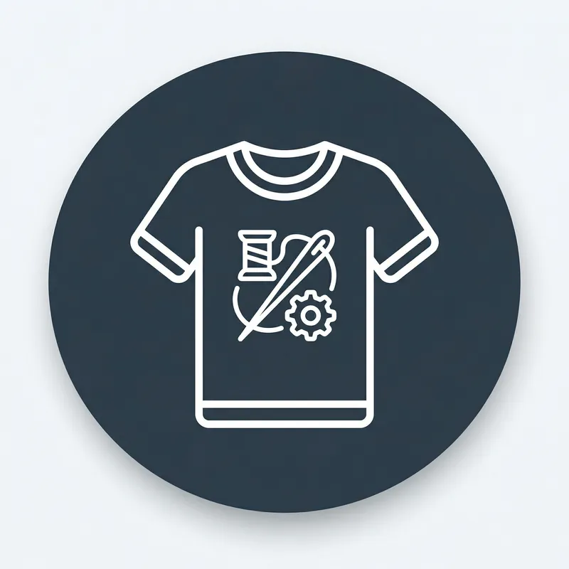 Modern Custom-Made T-Shirt Symbol - Minimalist Design