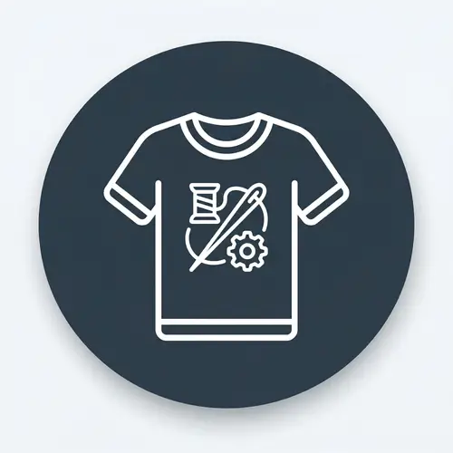 Custom-made T-Shirt Icon - Modern & Minimalist Design