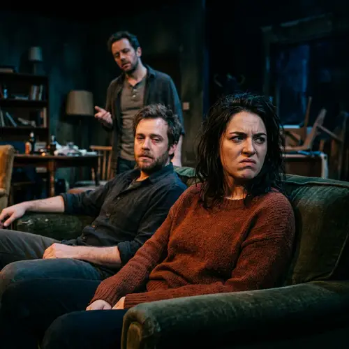 Dramatic Theater Scene: Expressions of Boredom