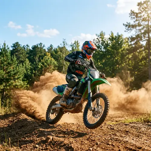 South Asian Person Riding Motocross Bike | Adrenaline Scene