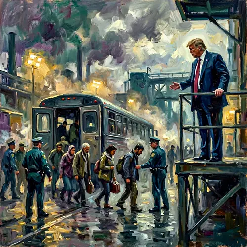 Trump's Immigration Controversy in Impressionism
