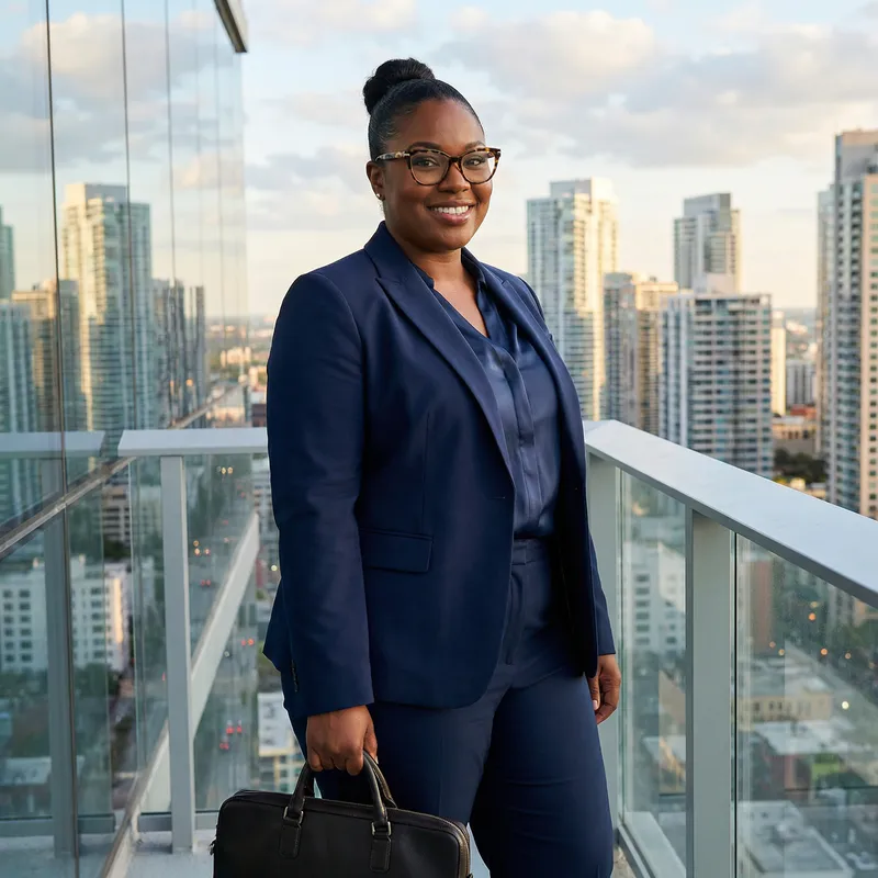 Empowering Plus Size Black Business Woman | Urban Professional Style