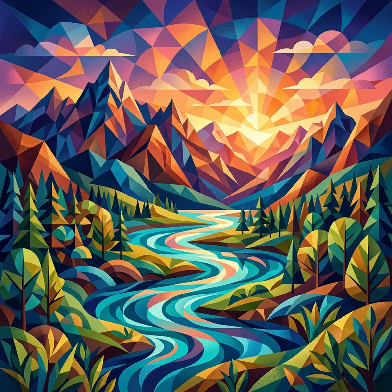 Dynamic Landscapes | Abstract Patterns & Colors