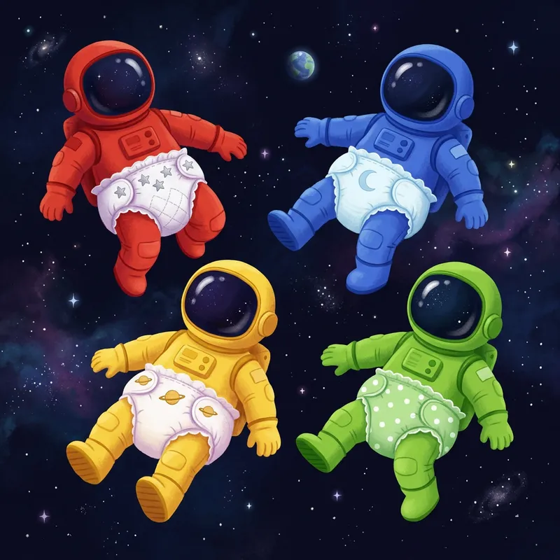 Interstellar Diapers: Among Us Space Suits and Fashion