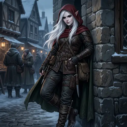 Half-Elf Female Rogue - Mischief and Discipline | North Heritage