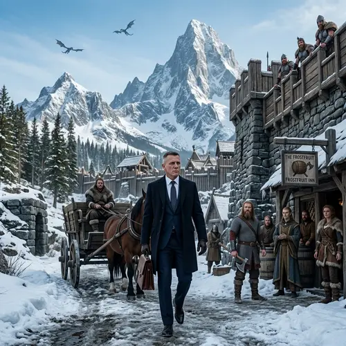 Putin in Skyrim: Unexpected Arrival in Majestic Landscapes