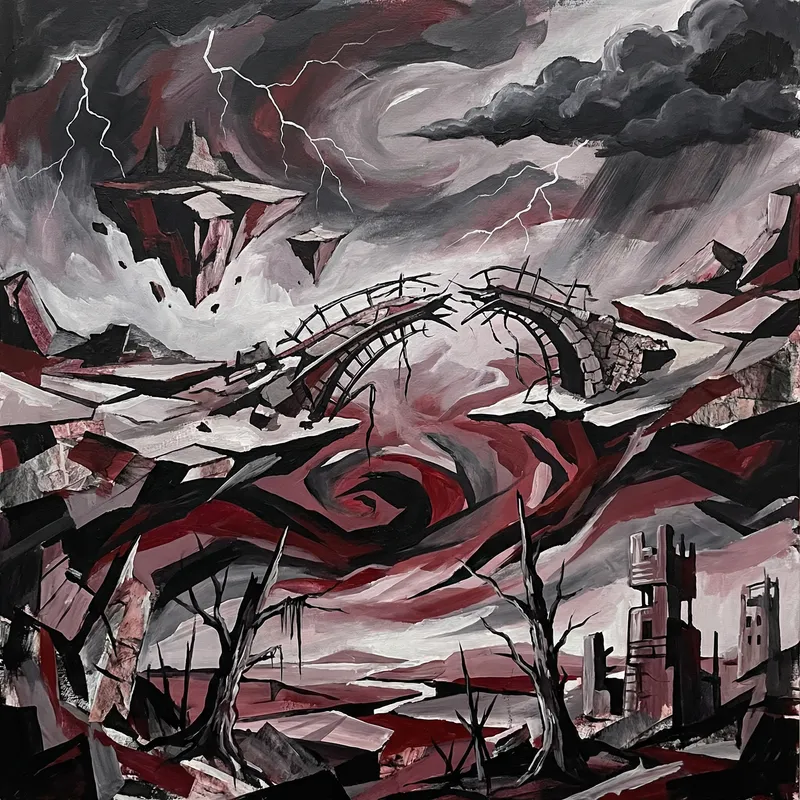 Abstract Landscape of War: Chaos & Discord Abstract Landscape of War: Chaos & Discord