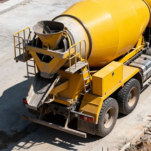 Yellow Concrete Mixer Truck